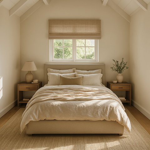 Aurora Storage Bed, Sand