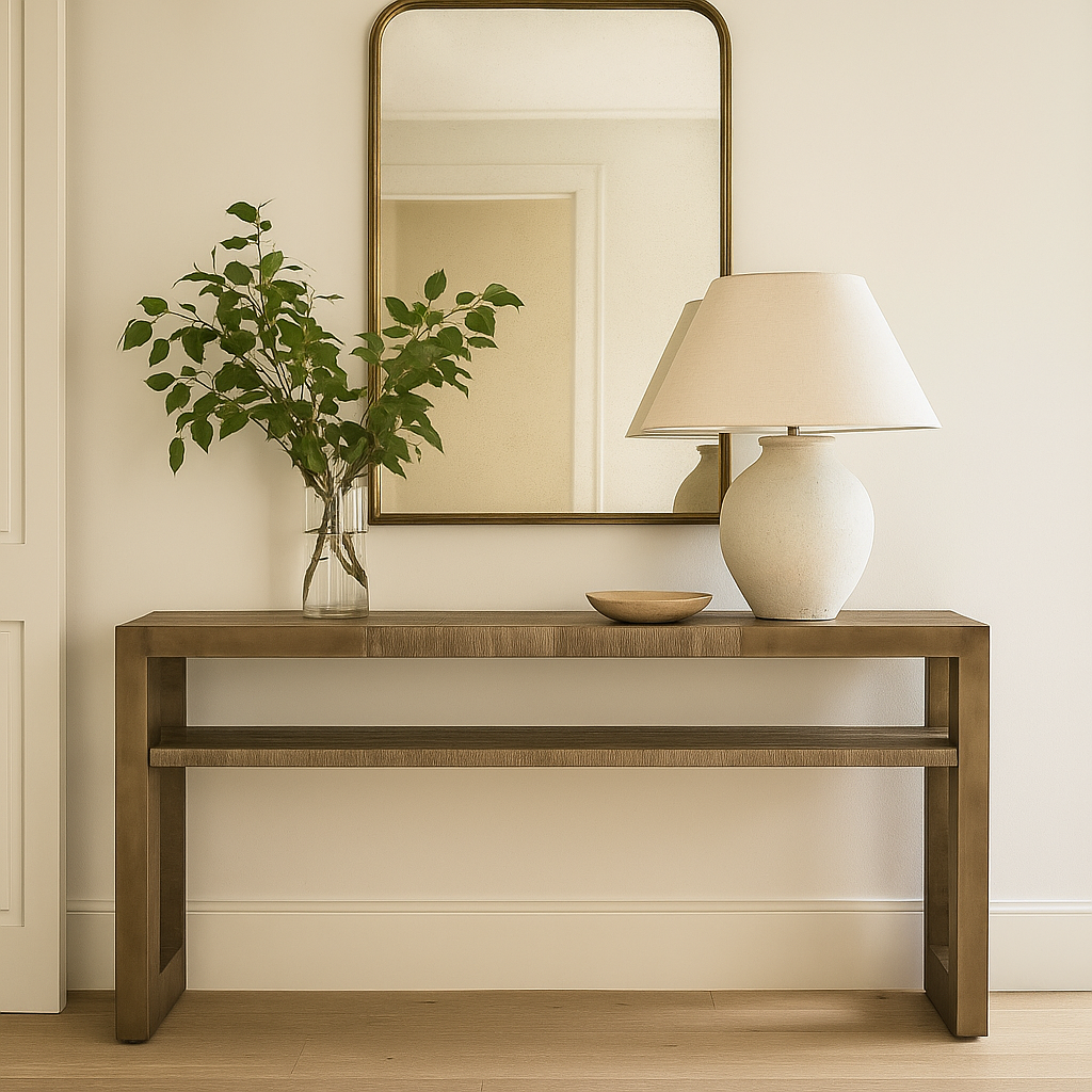 Walnut Console