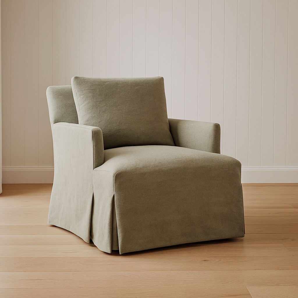 Samuel Skirted Chair