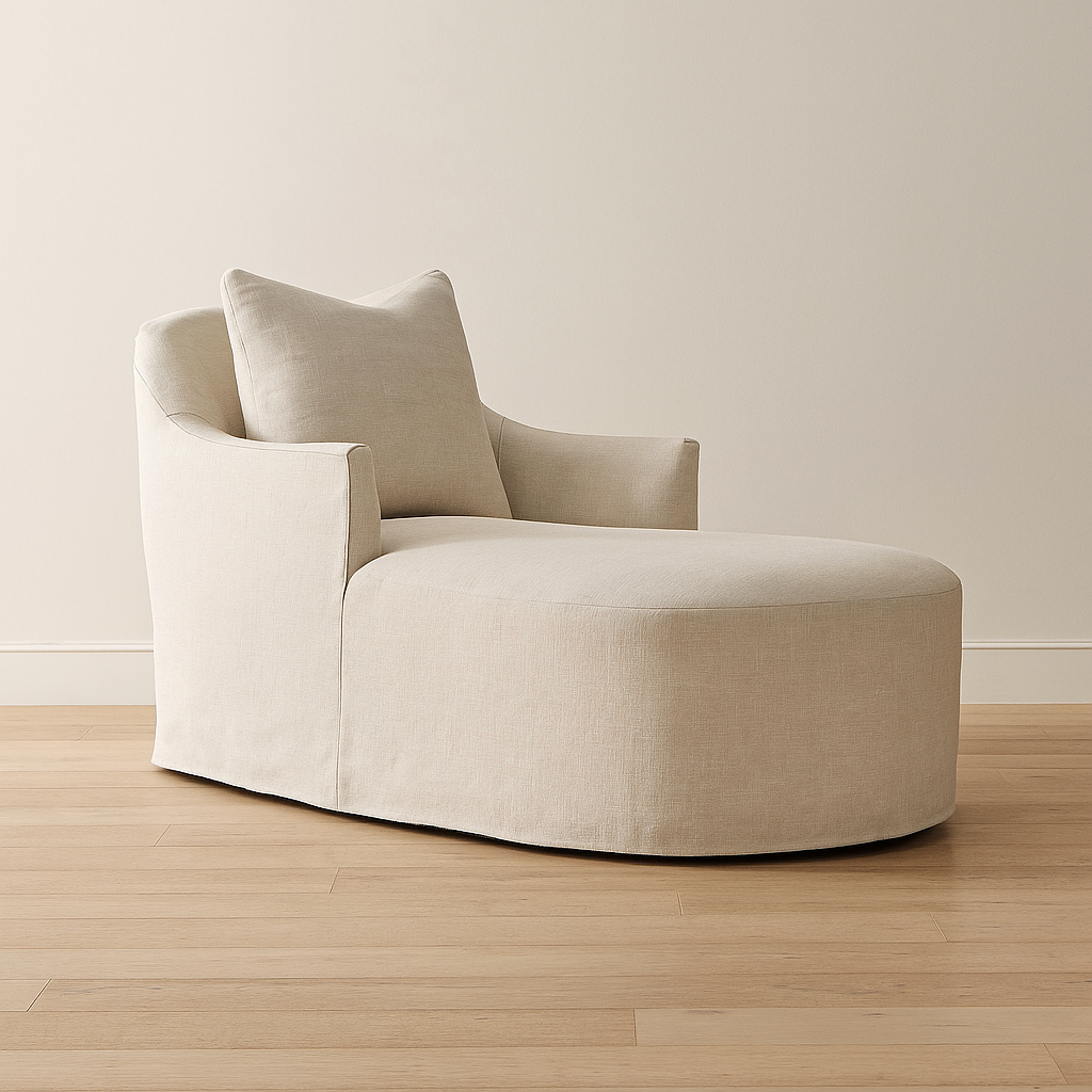 Prairie Slipcovered Chaise