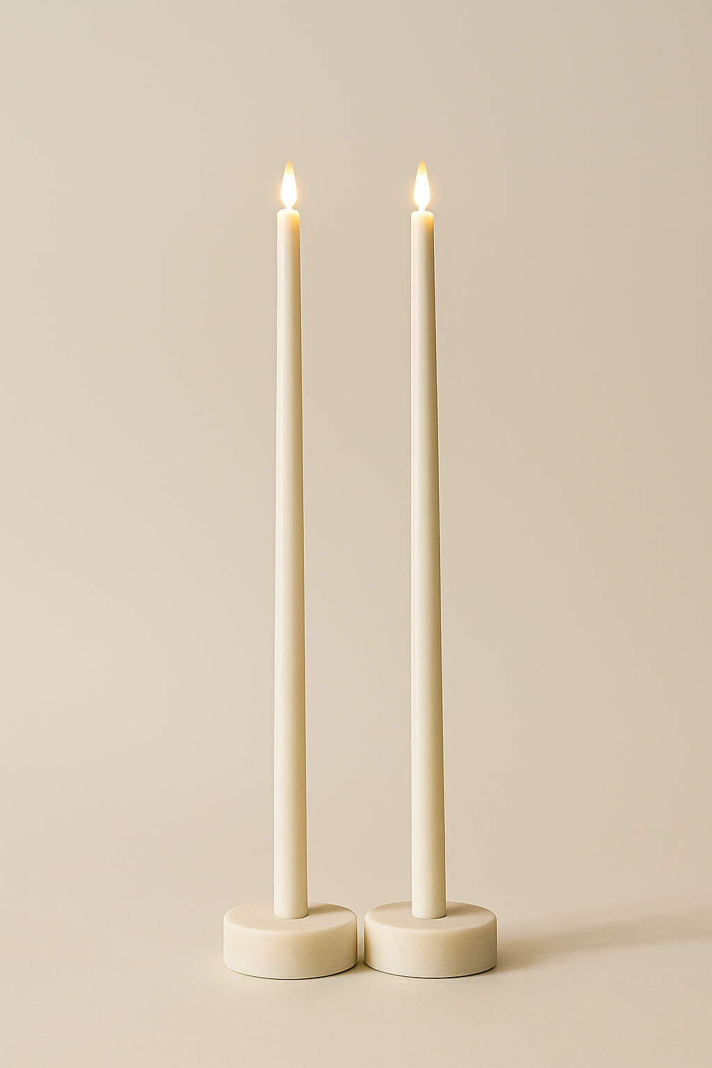 LED Taper Candle White