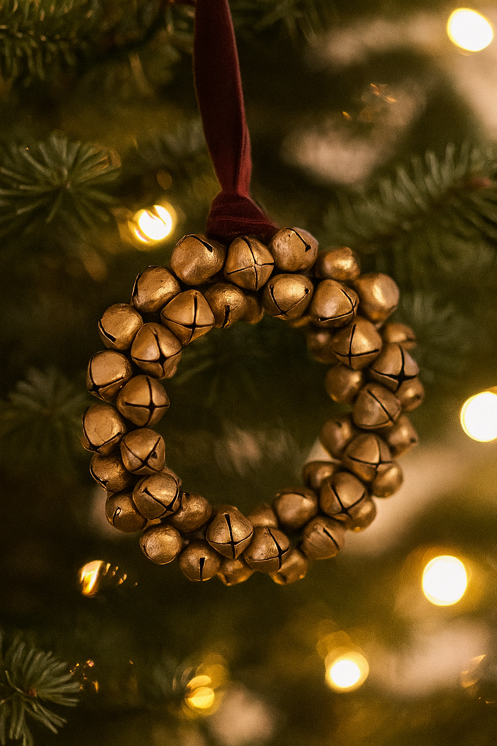 Goldie Ornament Wreath