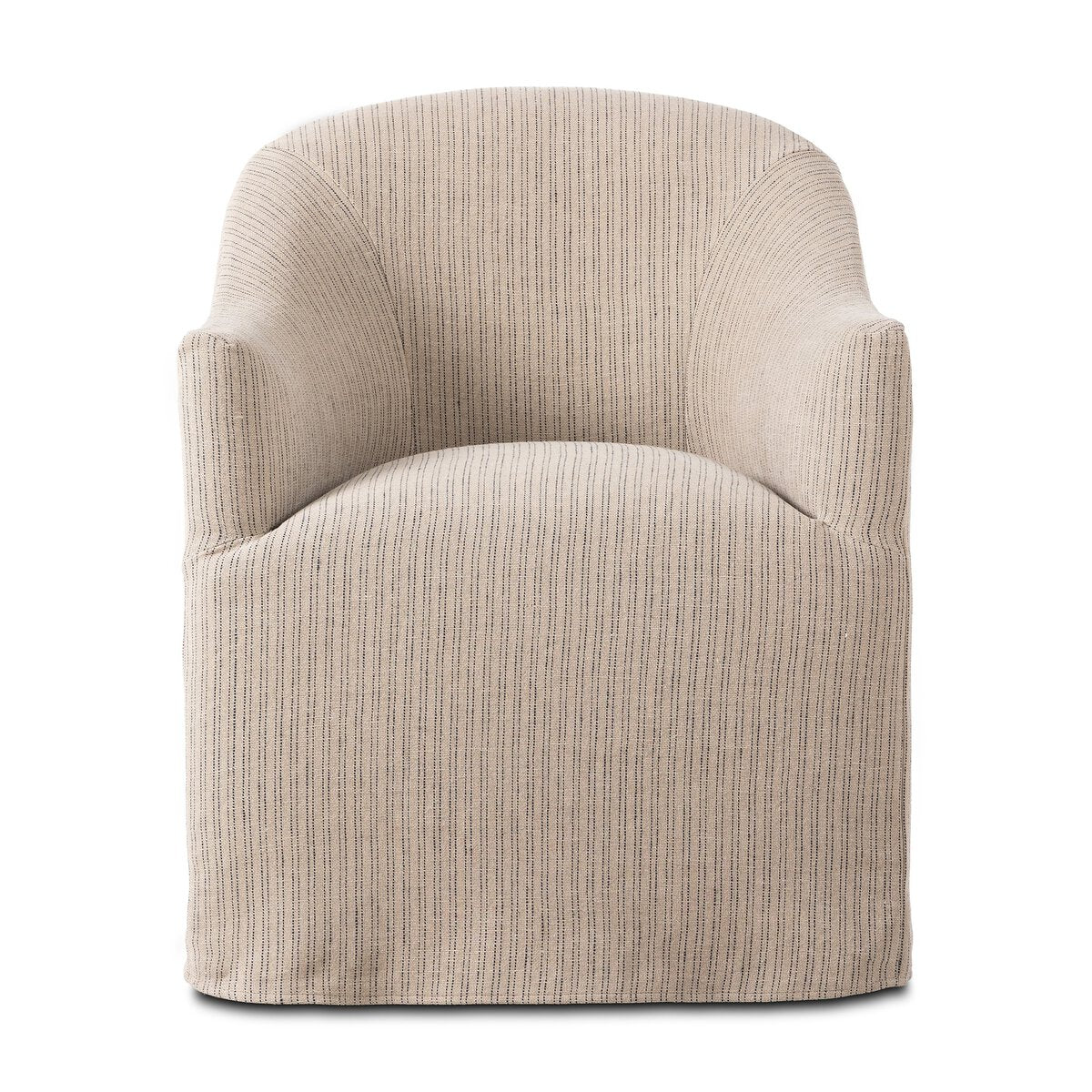 Cove Slipcover Dining Chair - Laine Navy