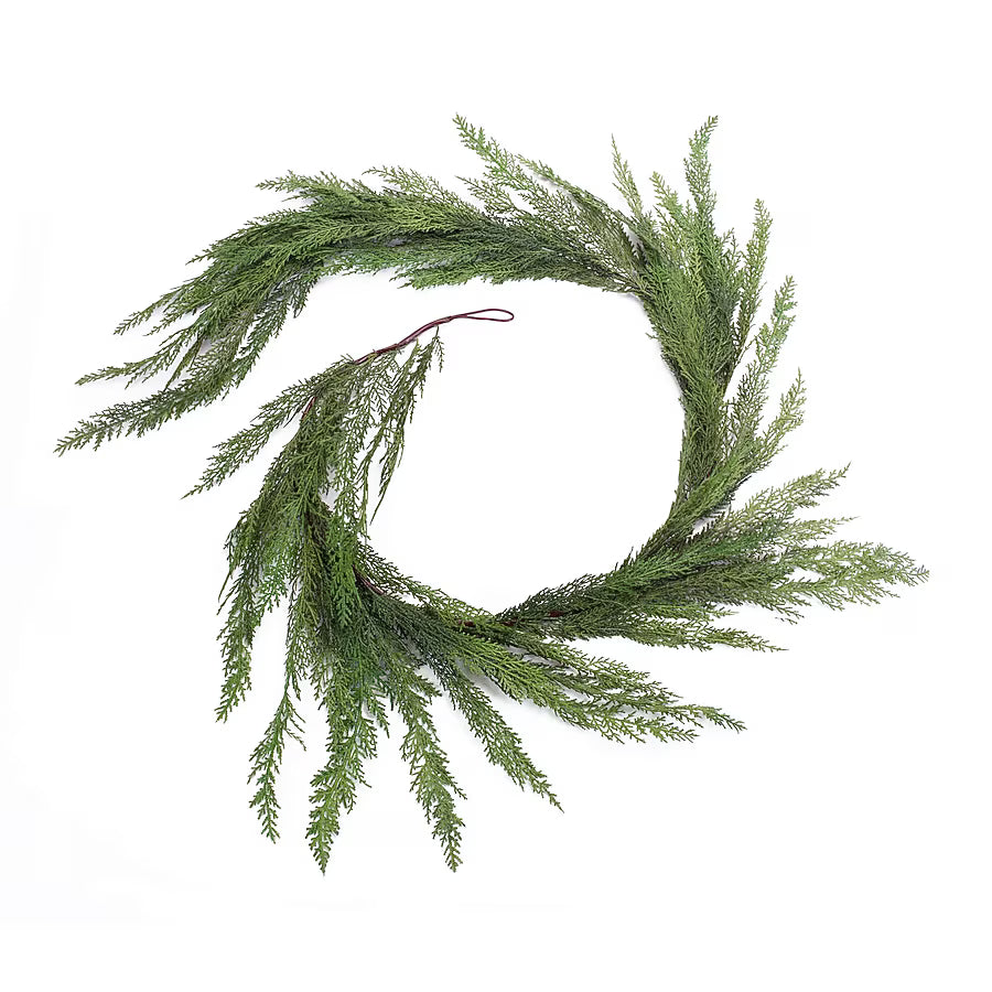 Wispy 6' Cedar Garland