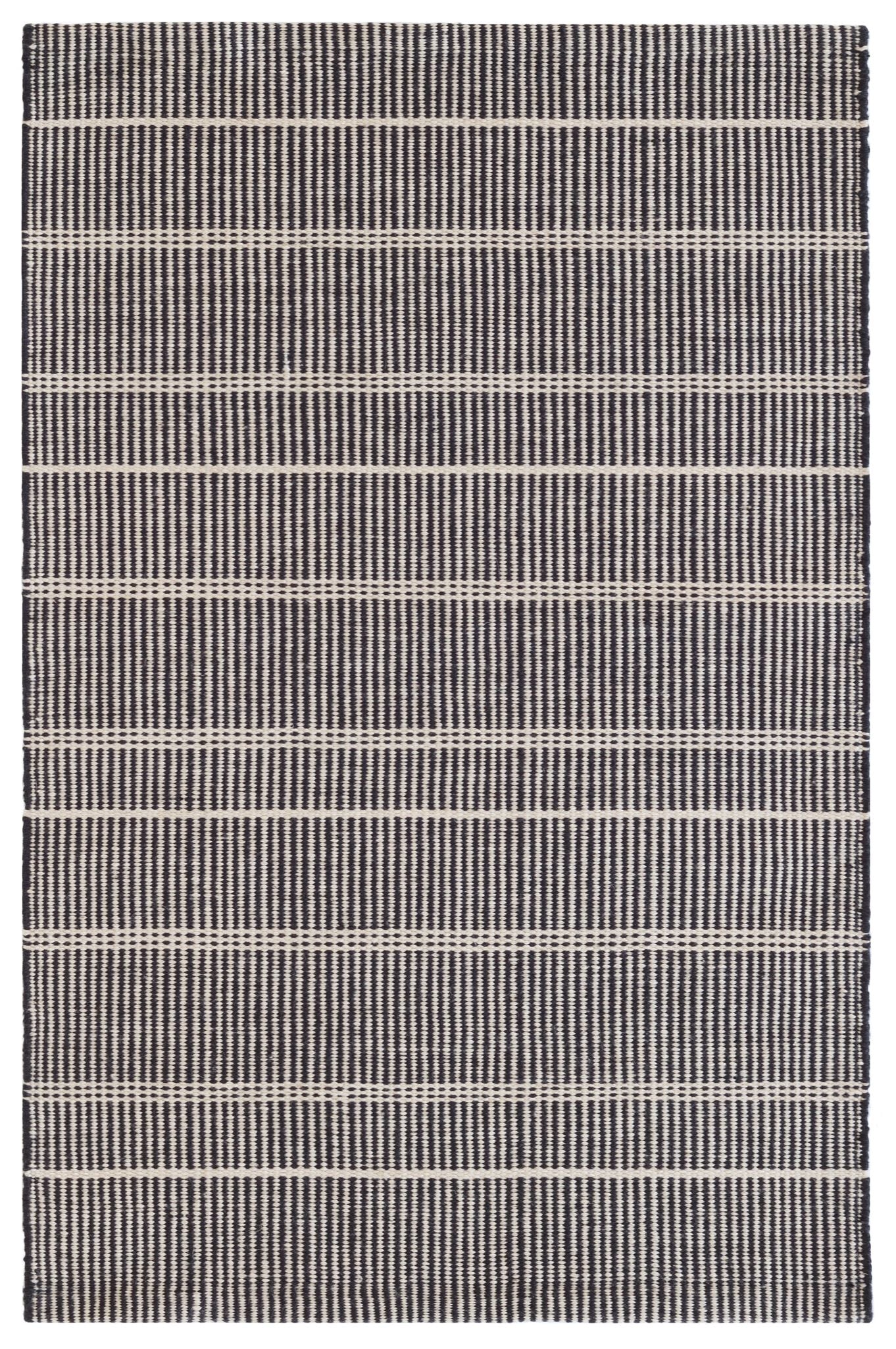 Samson Black Handwoven Indoor/Outdoor Rug - DA960 - 10x14