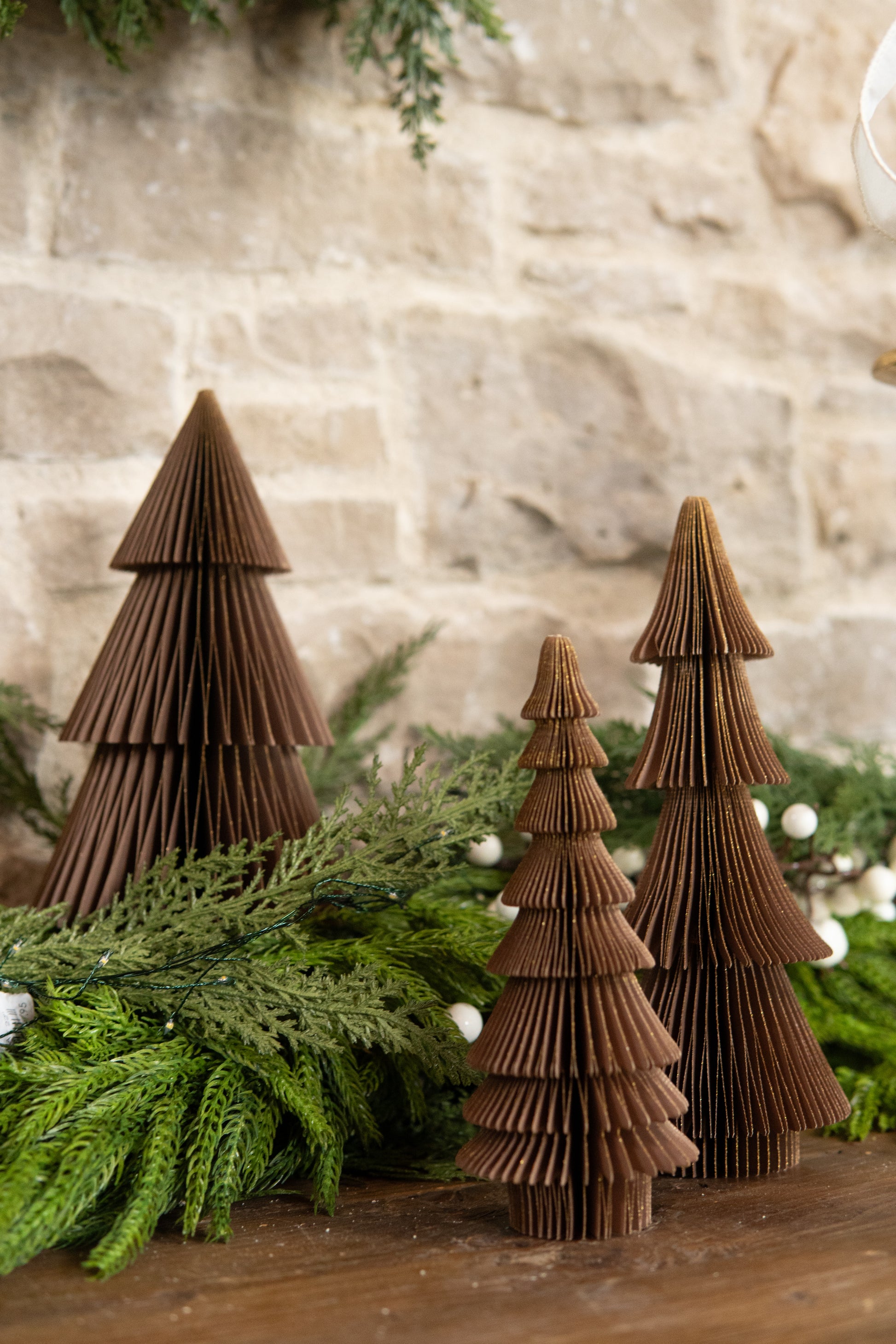Handmade Recycled Paper Folding  Honeycomb Trees