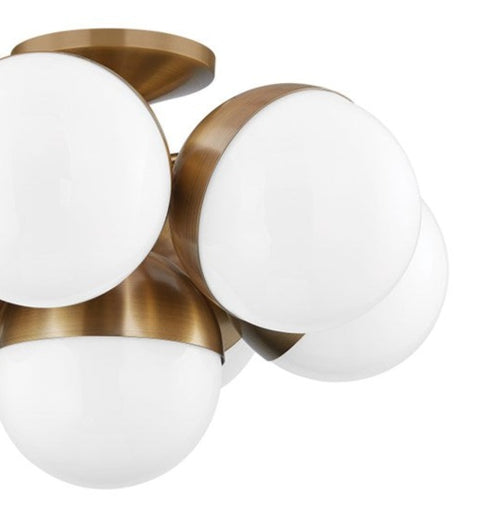 Cotton Globes Chandelier
