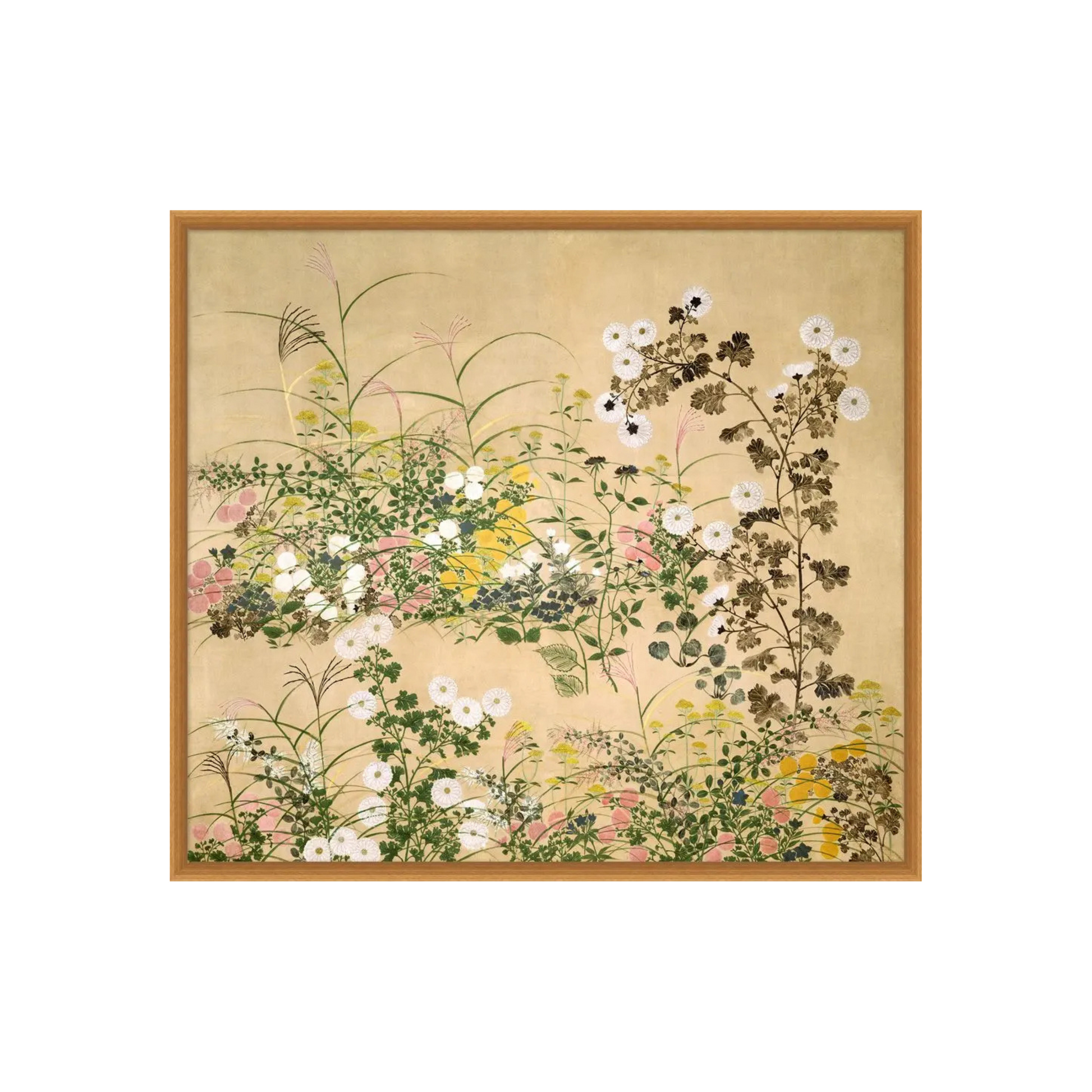 Vintage Golden Garden