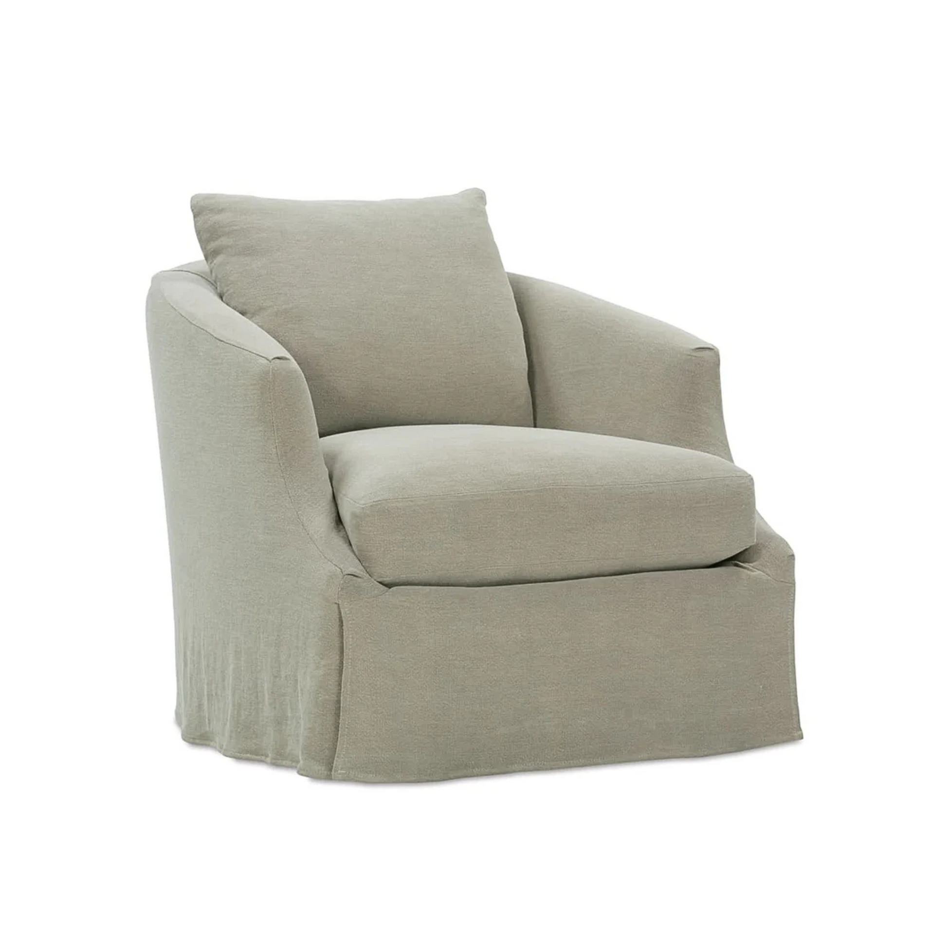 Farah Slipcovered Swivel