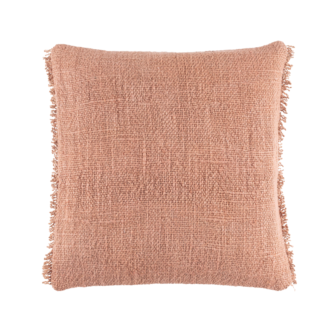 Mongolia Linen Pillow, Nude