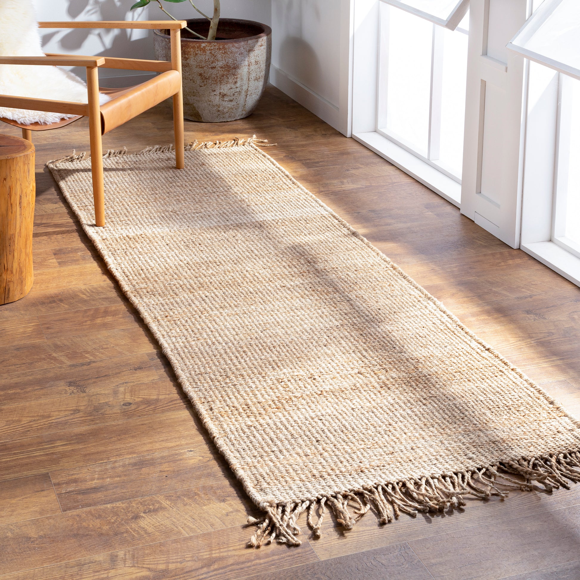 Bleach Jute Rug