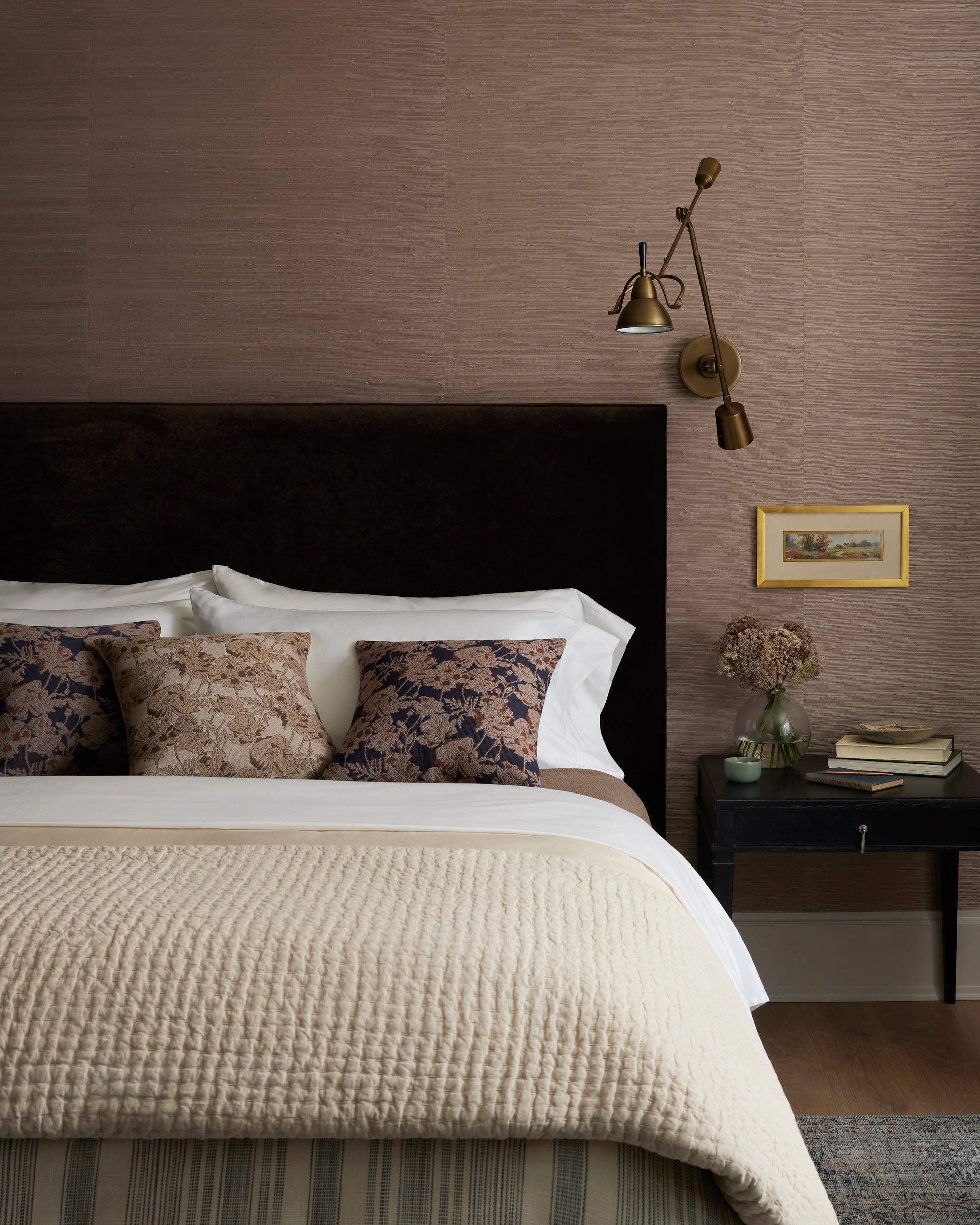 Chris Loves Julia, Matilda Beige Mocha Pillow