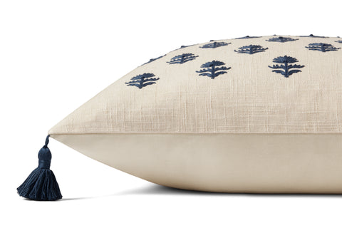 Magnolia Home By Joanna Gaines, Addison Pillow Beige / Navy