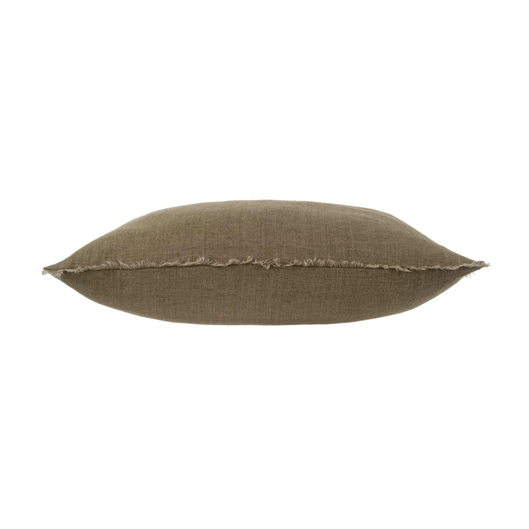 Lina Linen Mink Pillow