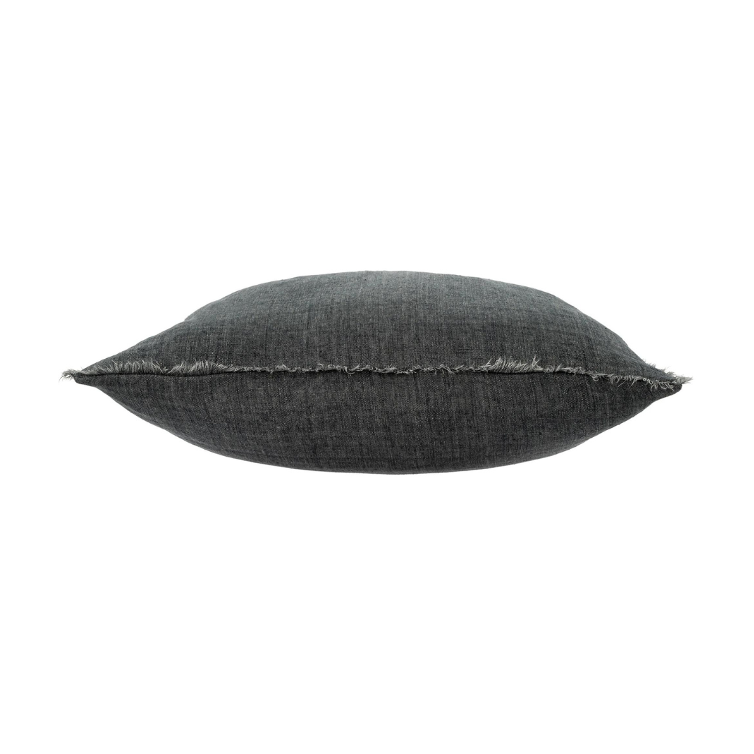 Lina Linen Charcoal Pillow