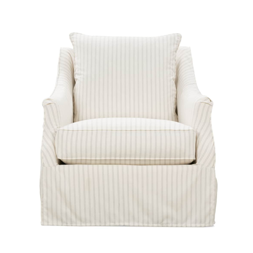 Molly Slipcover Swivel Chair
