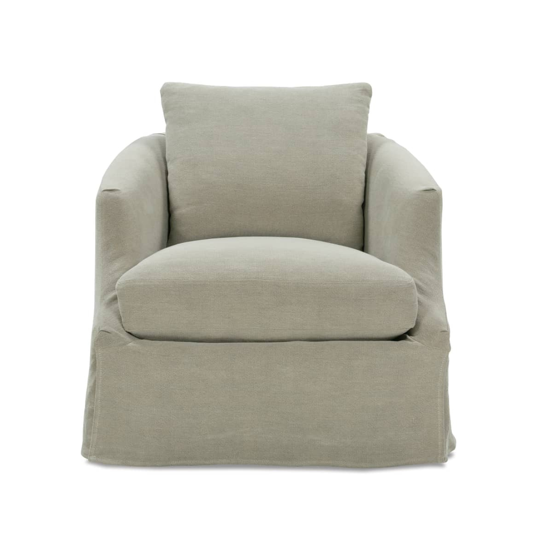 Farah Slipcovered Swivel