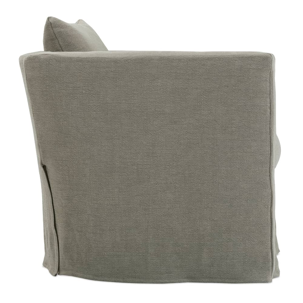 Alexander Slipcovered Swivel Chair