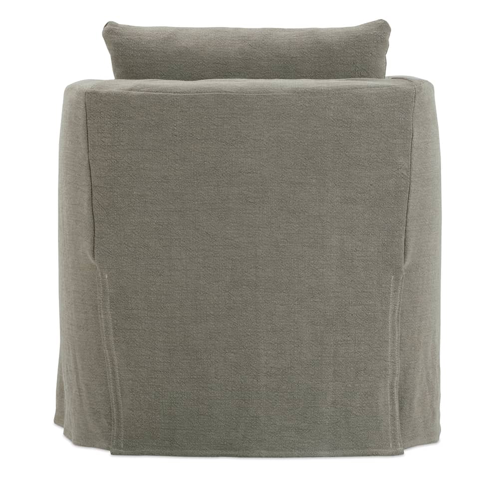Alexander Slipcovered Swivel Chair