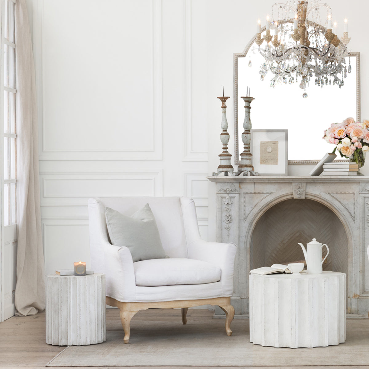 Nell Chair, Whispy White