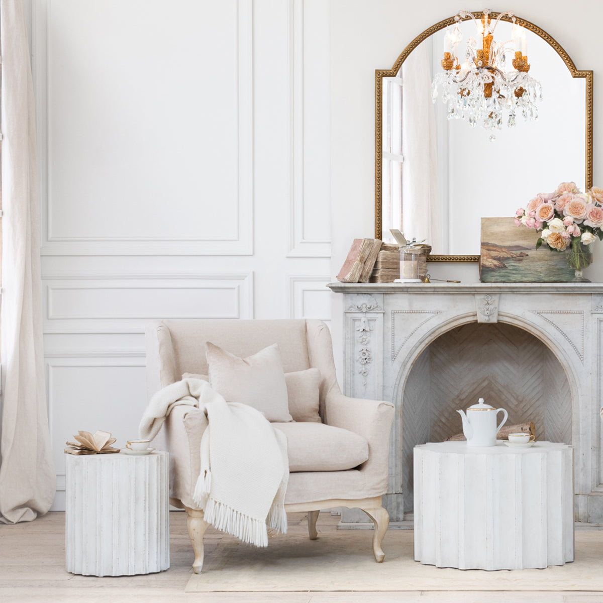 Nell Chair, Harvest Linen