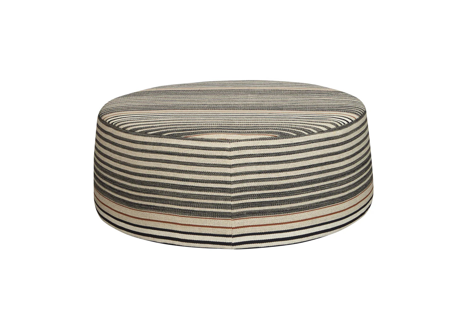Ralph Striped Ottoman
