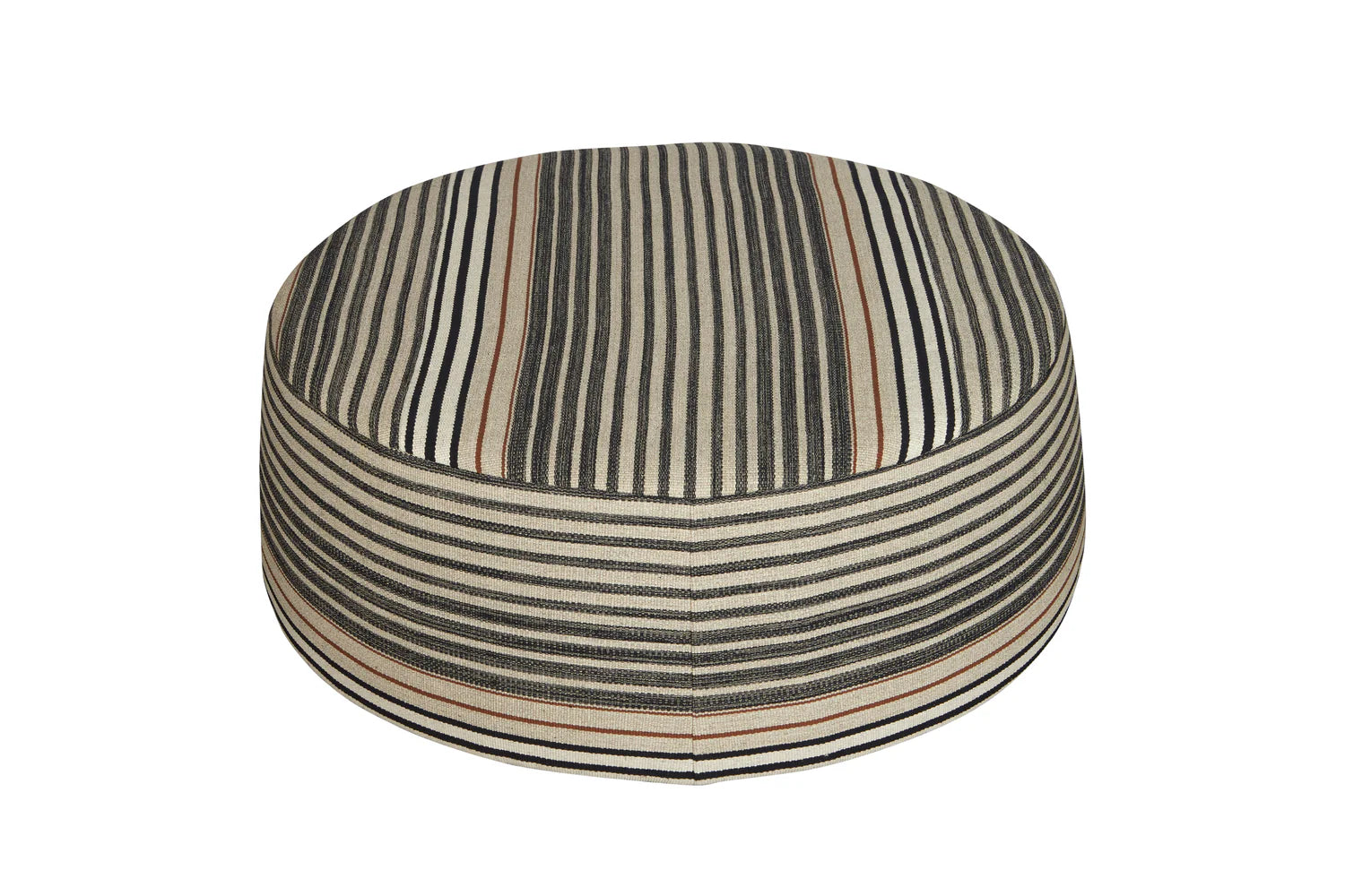 Ralph Striped Ottoman