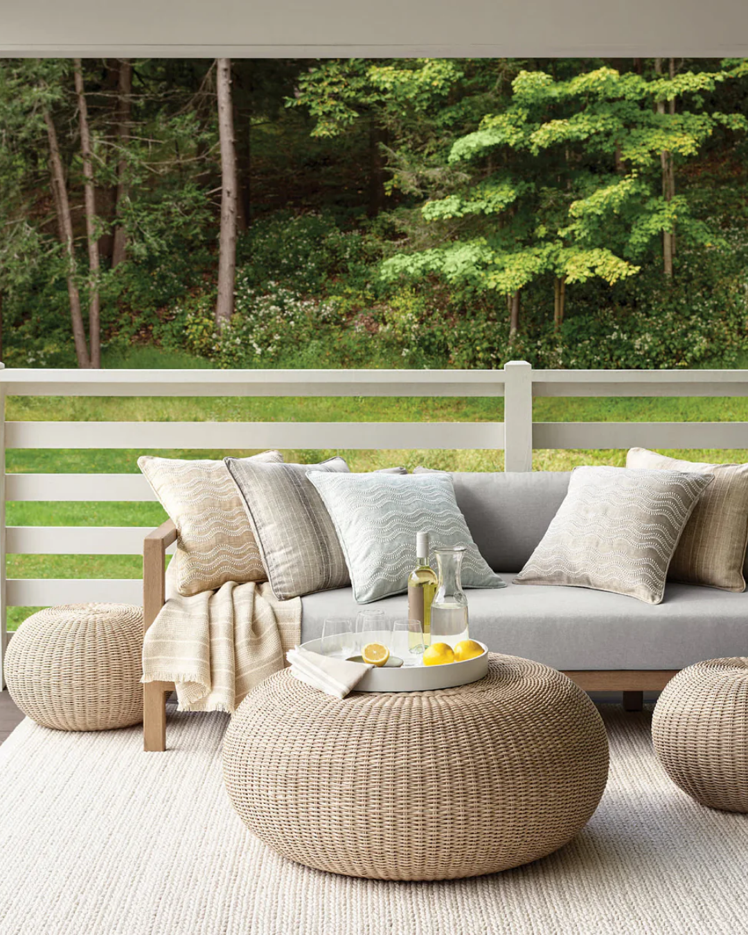 Scout Embroidered Indoor/Outdoor Decorative Pillow