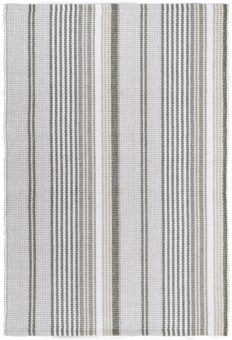 Gradation Ticking Handwoven Cotton Rug - RDA285 - Runner-2.5x12