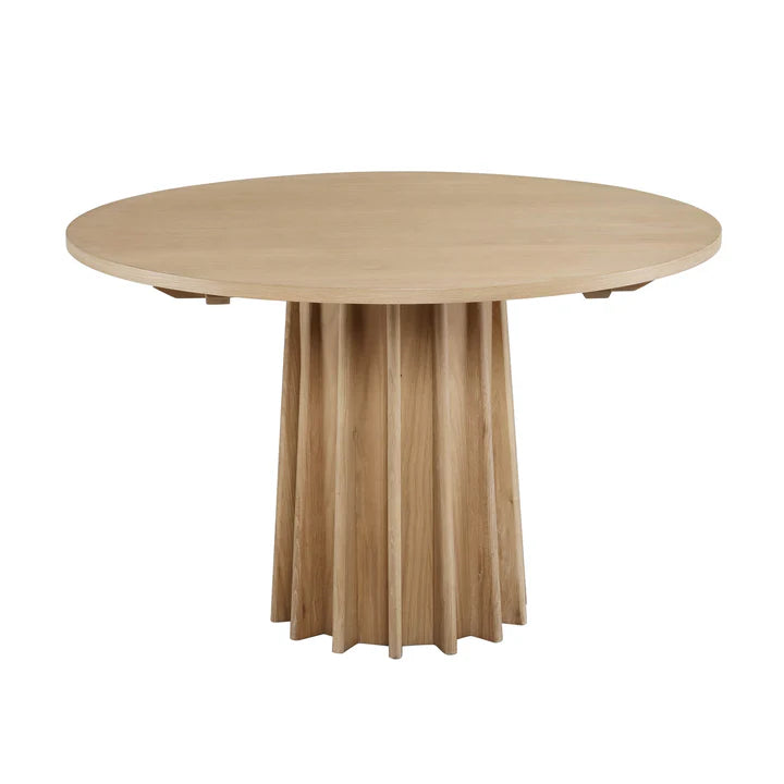 Fluted Entry or Dining Table