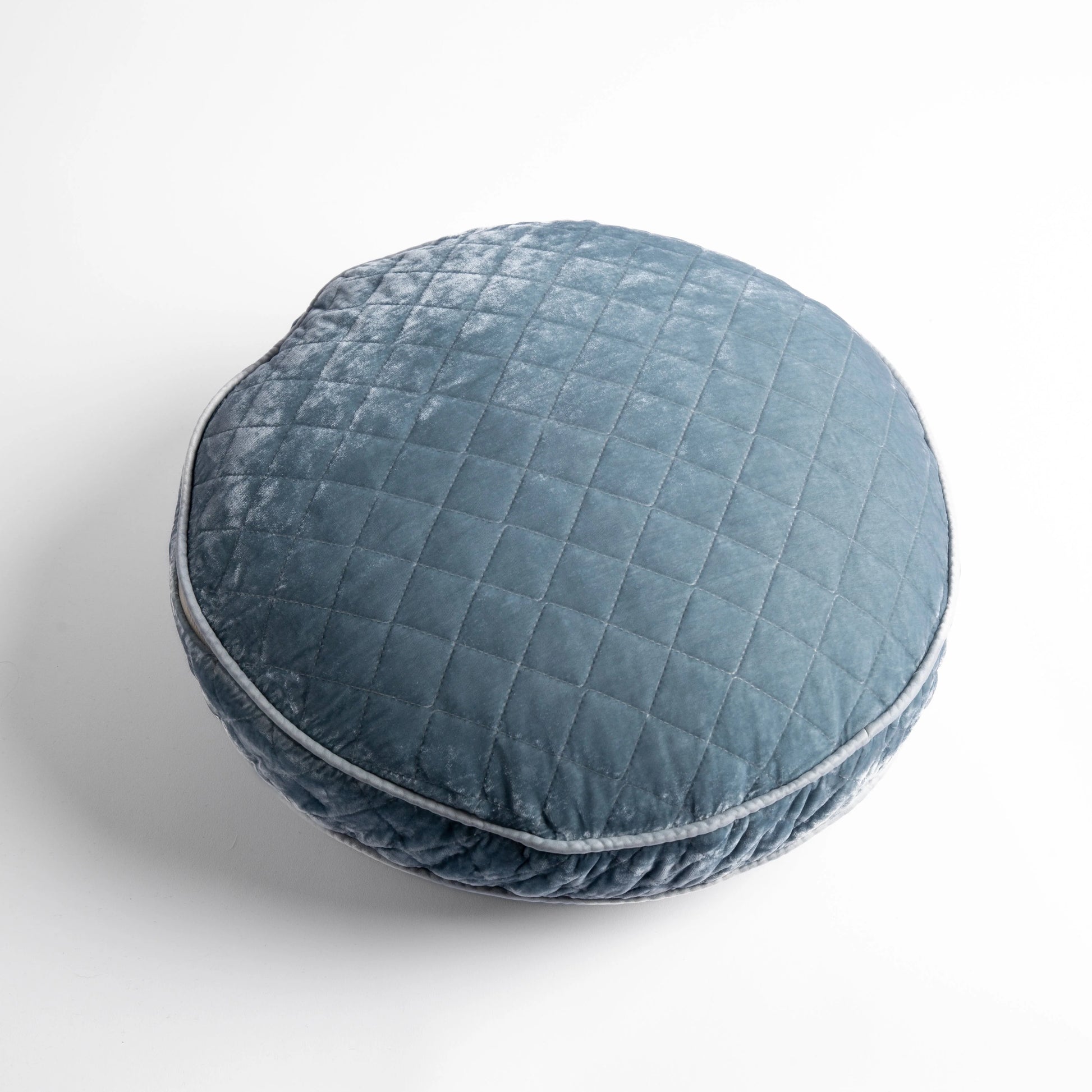 Silk Velvet Quilted Throw Pillow