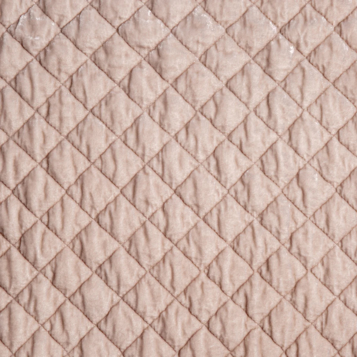 Silk Velvet Quilted Throw Pillow