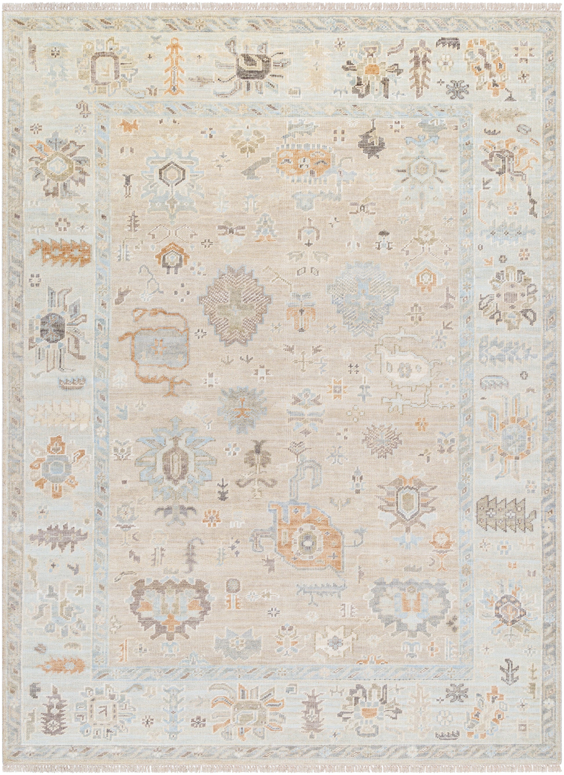 Antalya Light Brown Rug
