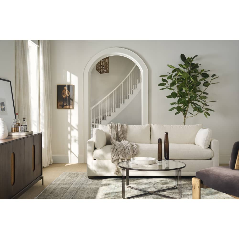 Sylvie Bench Upholstered Sofa 88"