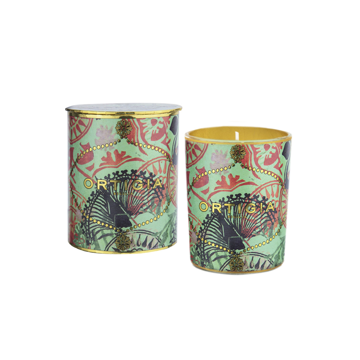 Fico Decorated Candle