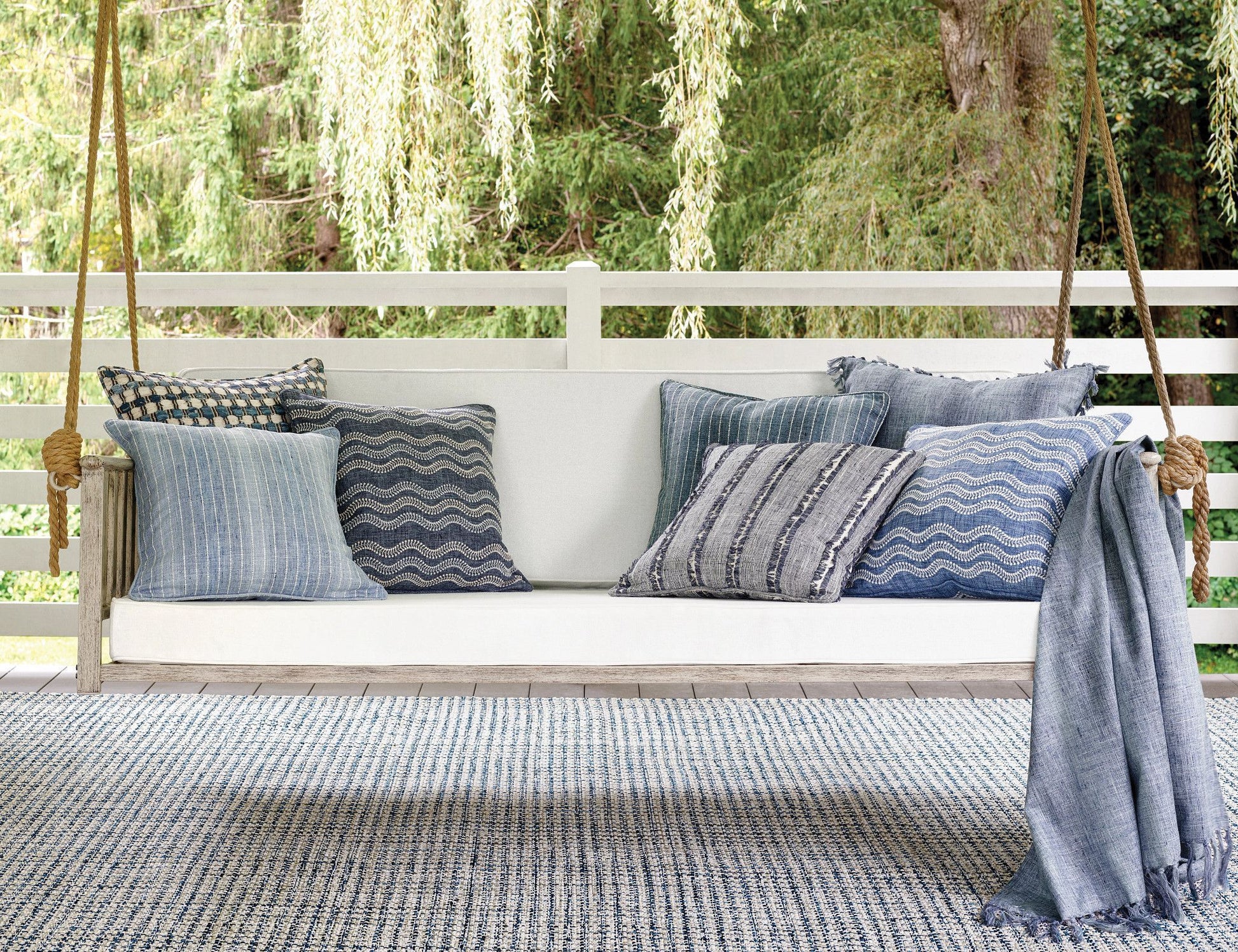 Scout Embroidered Indoor/Outdoor Decorative Pillow