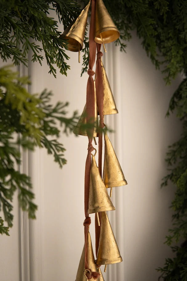 Velvet Ribbon Cone Bells