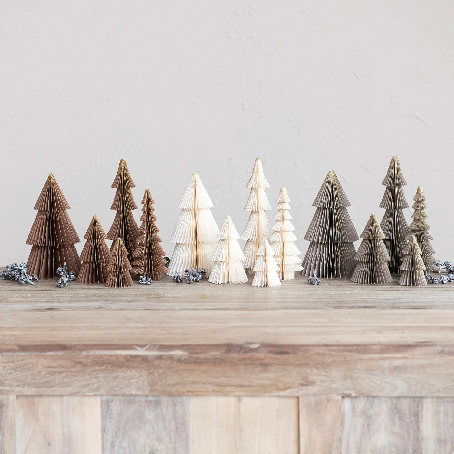 Handmade Recycled Paper Folding  Honeycomb Trees