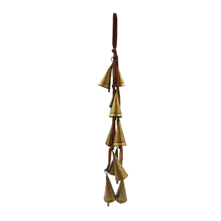 Velvet Ribbon Cone Bells