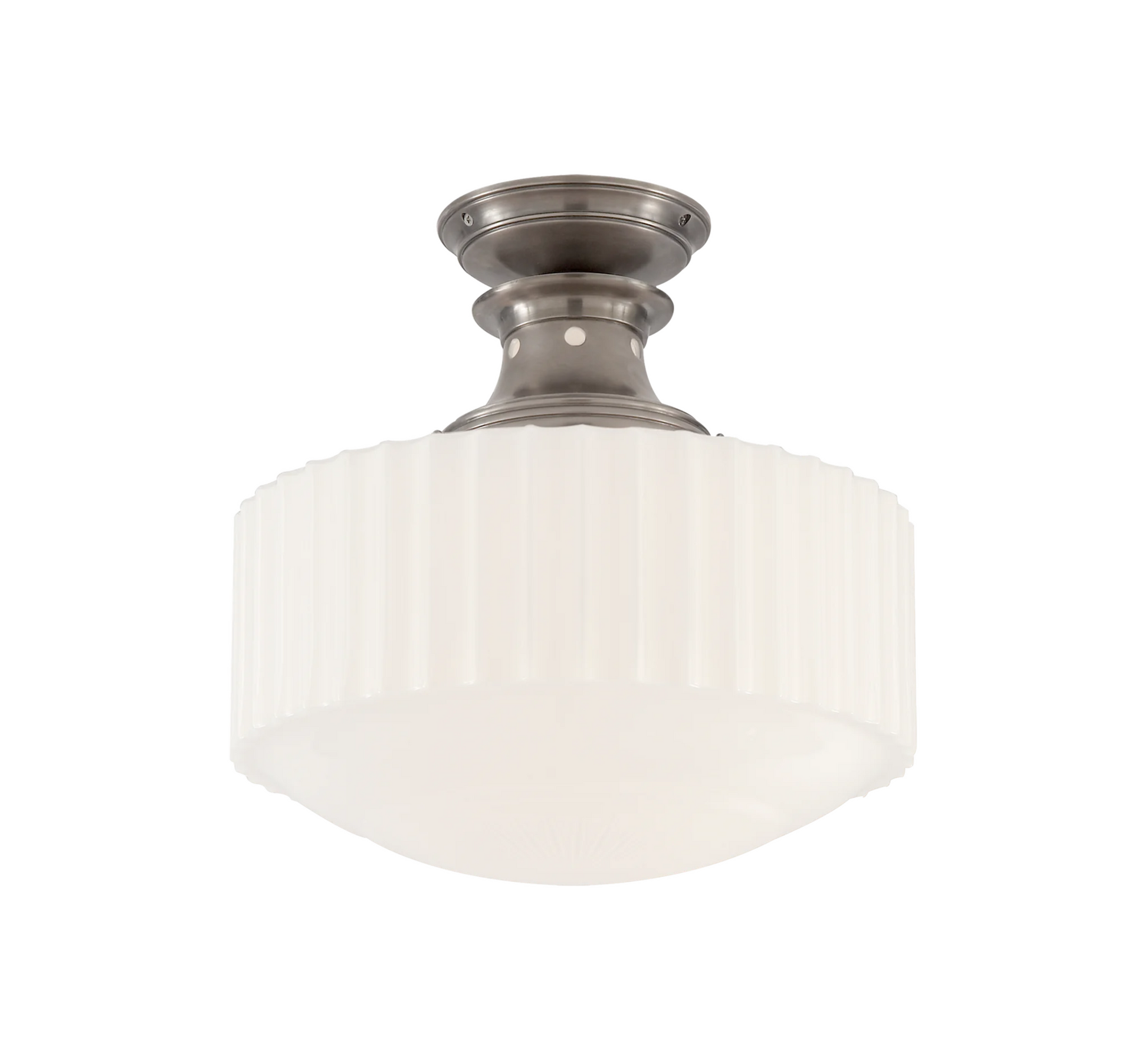 Milton Road Flush Mount - Antique Nickel