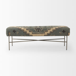 Mavery Patterned Bench