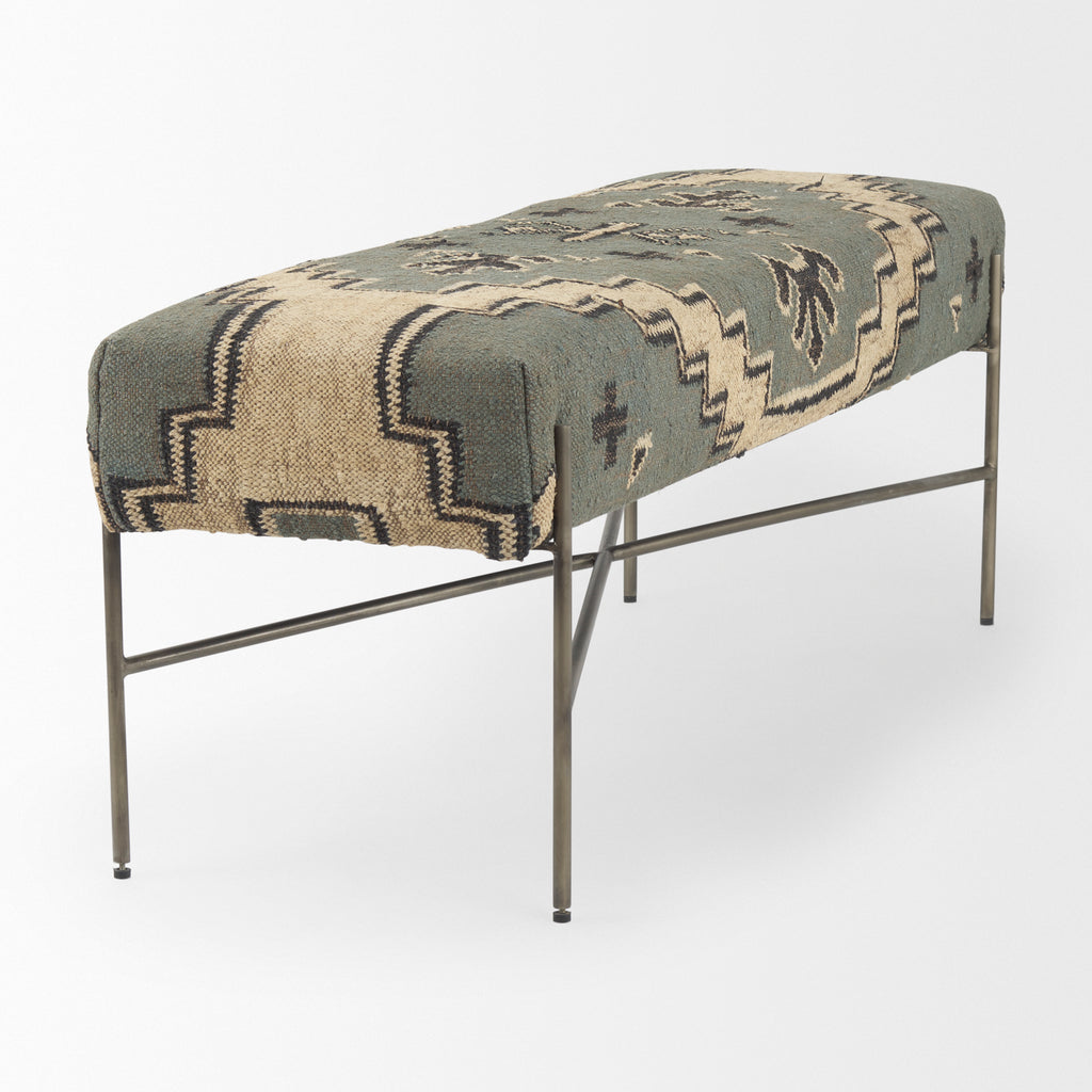 Mavery Patterned Bench