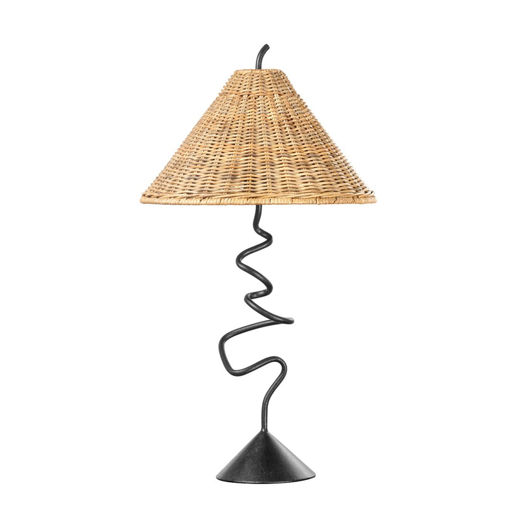 Iron Twist Lamp