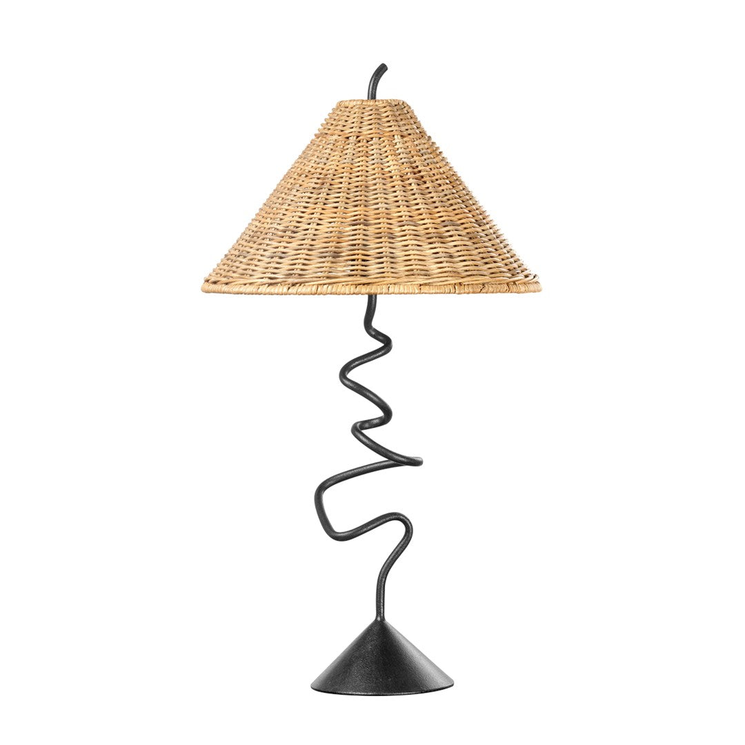 Iron Twist Lamp