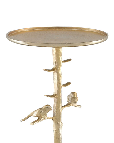 Piaf Side Table, Gold