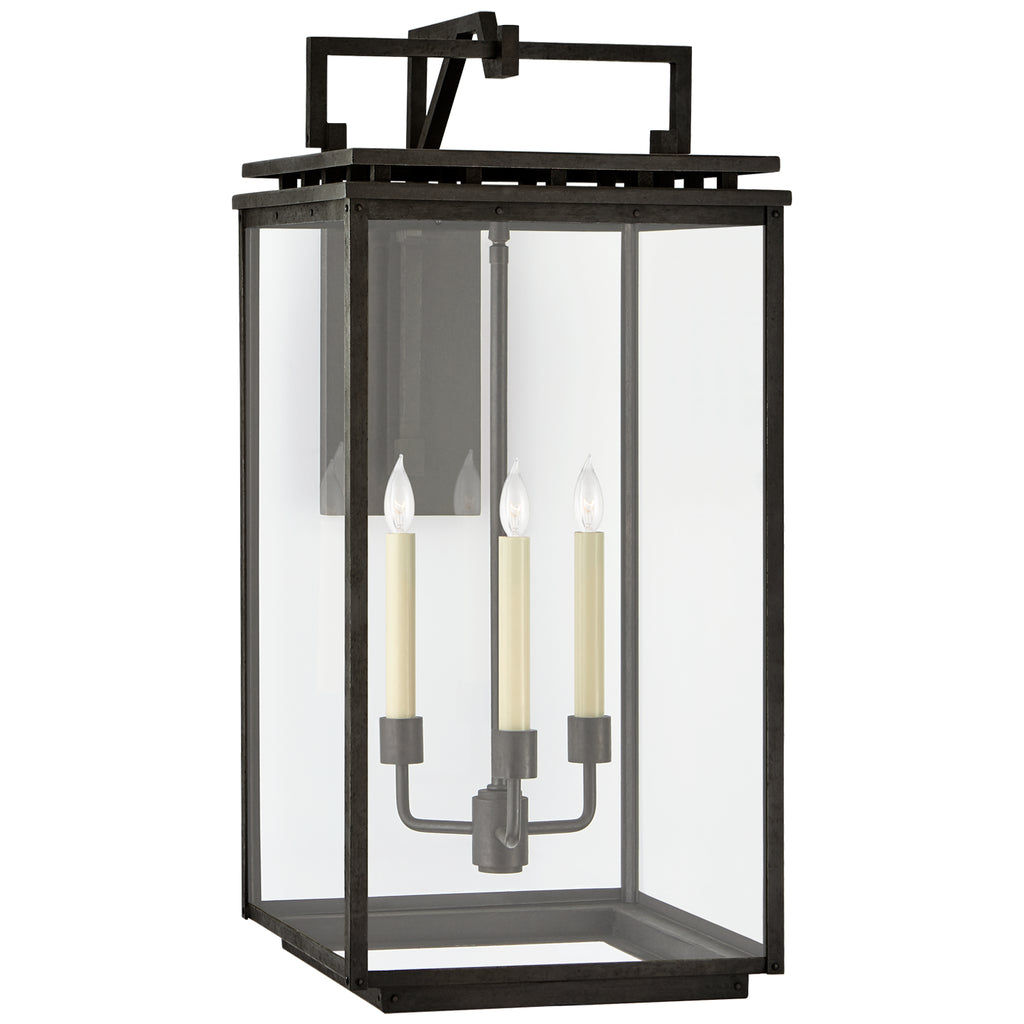Visual Comfort Signature Canada - CHO 2613AI-CG - Three Light Wall Lantern - Cheshire - Aged Iron