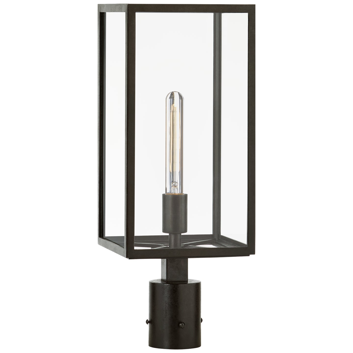 Visual Comfort Signature Canada - CHO 7933AI-CG - One Light Post Mount - Fresno - Aged Iron