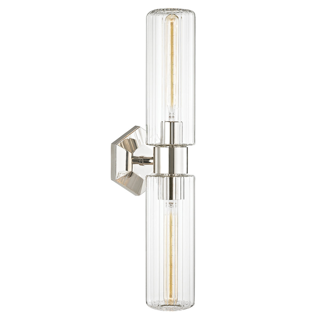 Hudson Valley Canada - 5124-PN - Two Light Wall Sconce - Roebling - Polished Nickel