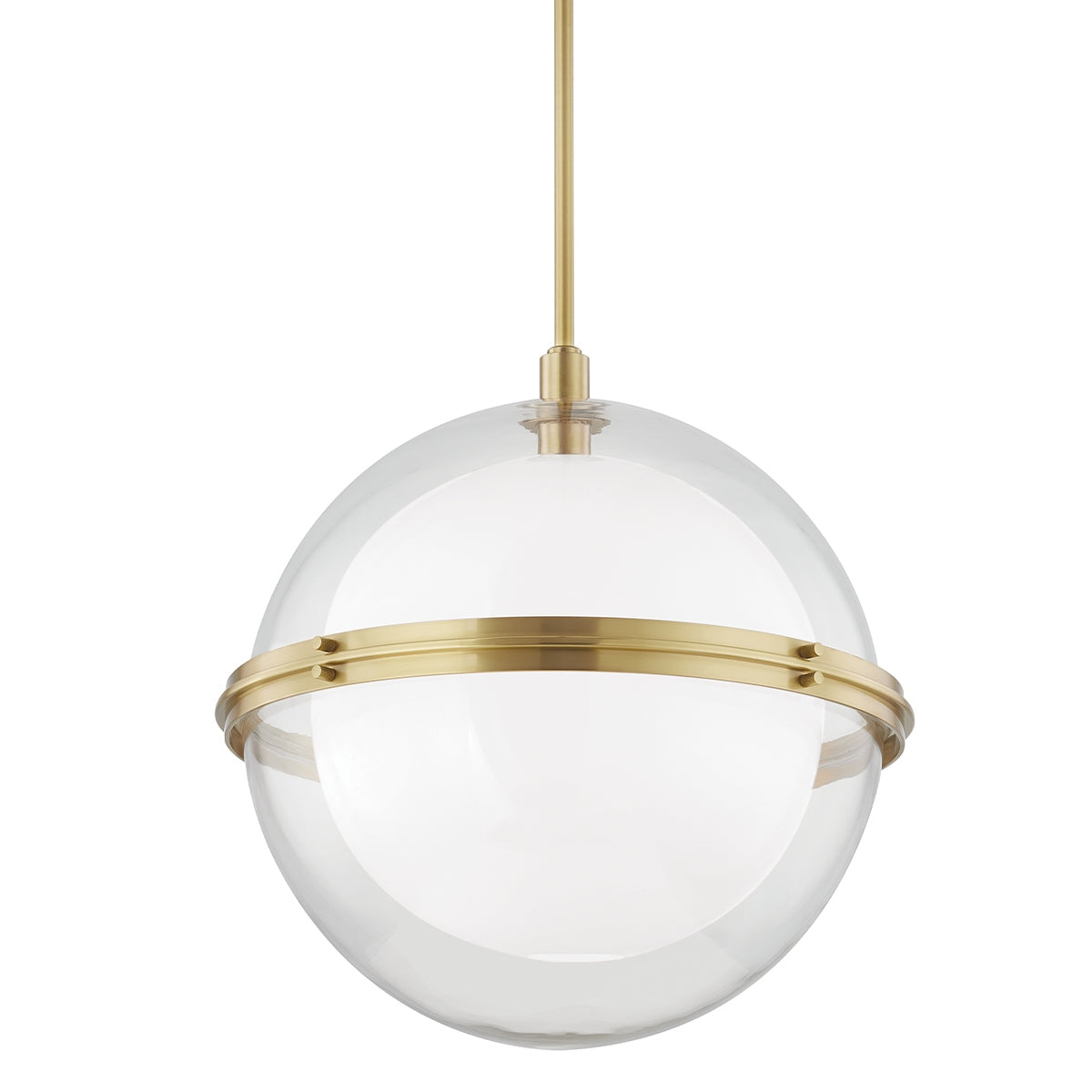 Hudson Valley Canada - 6522-AGB - One Light Pendant - Northport - Aged Brass