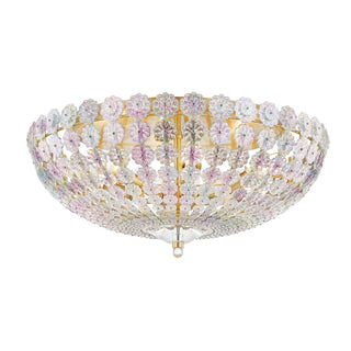 Floral Park Six Light Semi Flush Mount